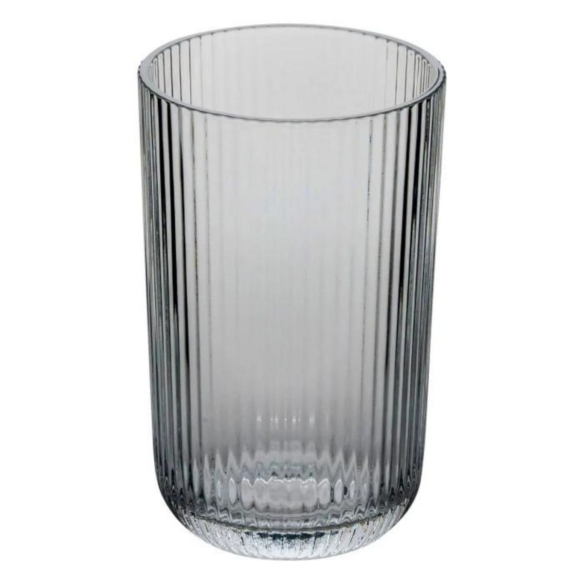 SECRET DE GOURMET Lot de 6 Gobelets Hauts Strie  Ema  43cl Gris