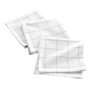 Voir la diapositive 1 : Paris Prix Lot de 3 Serviettes de Table  Axel  40x40cm Vert Sauge