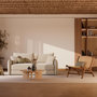 Voir la diapositive 6 : Rendez vous déco Fauteuil en bois de teck et tressage vannerie en rotin-Kilka