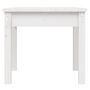 Voir la diapositive 4 : VIDAXL Banc de jardin blanc 50x44x45 cm bois massif de pin