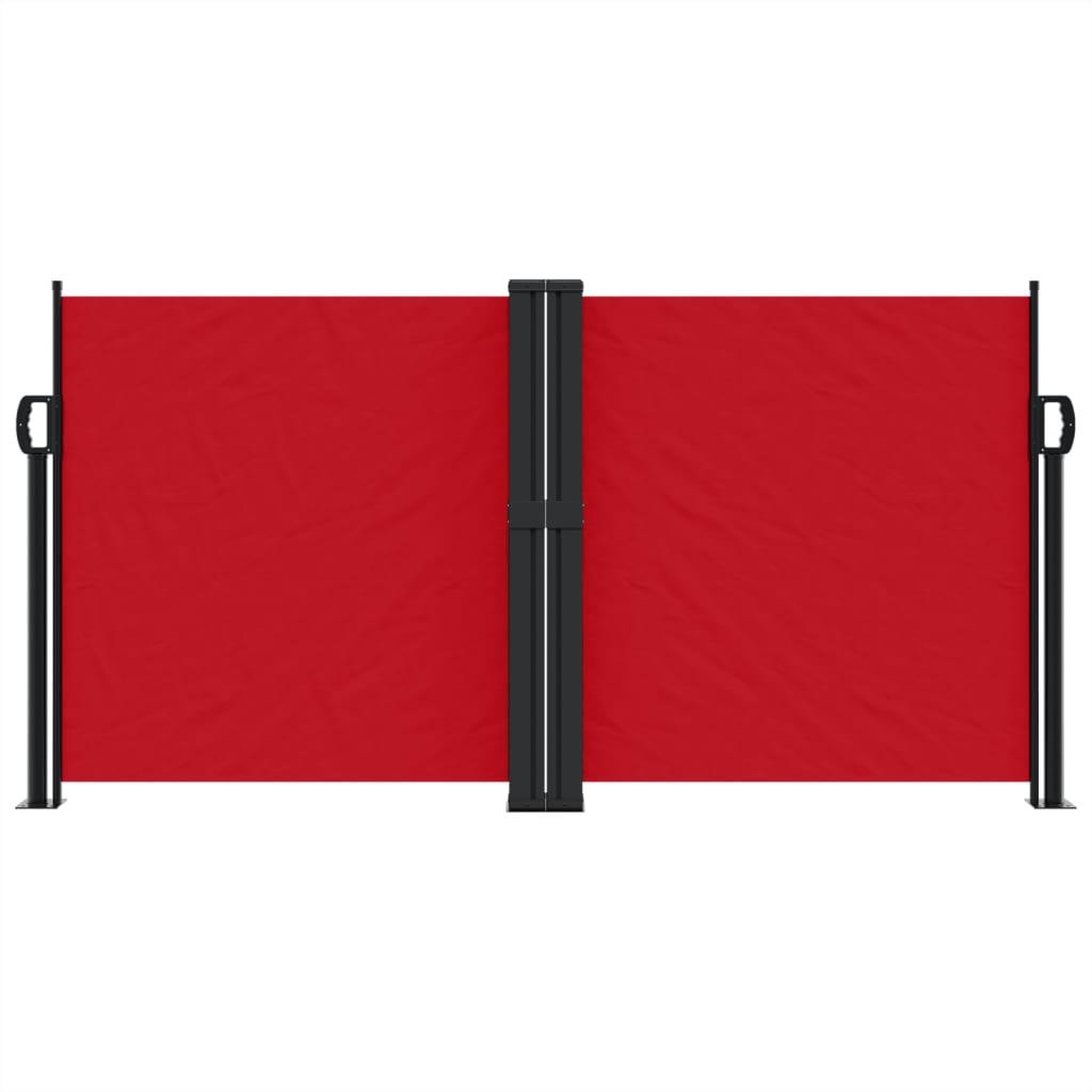 Voir la diapositive 3 : VIDAXL Auvent lateral retractable rouge 120x1200 cm
