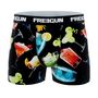 Voir la diapositive 2 : FREEGUN Lot de 3 boxers fantaisies garçon