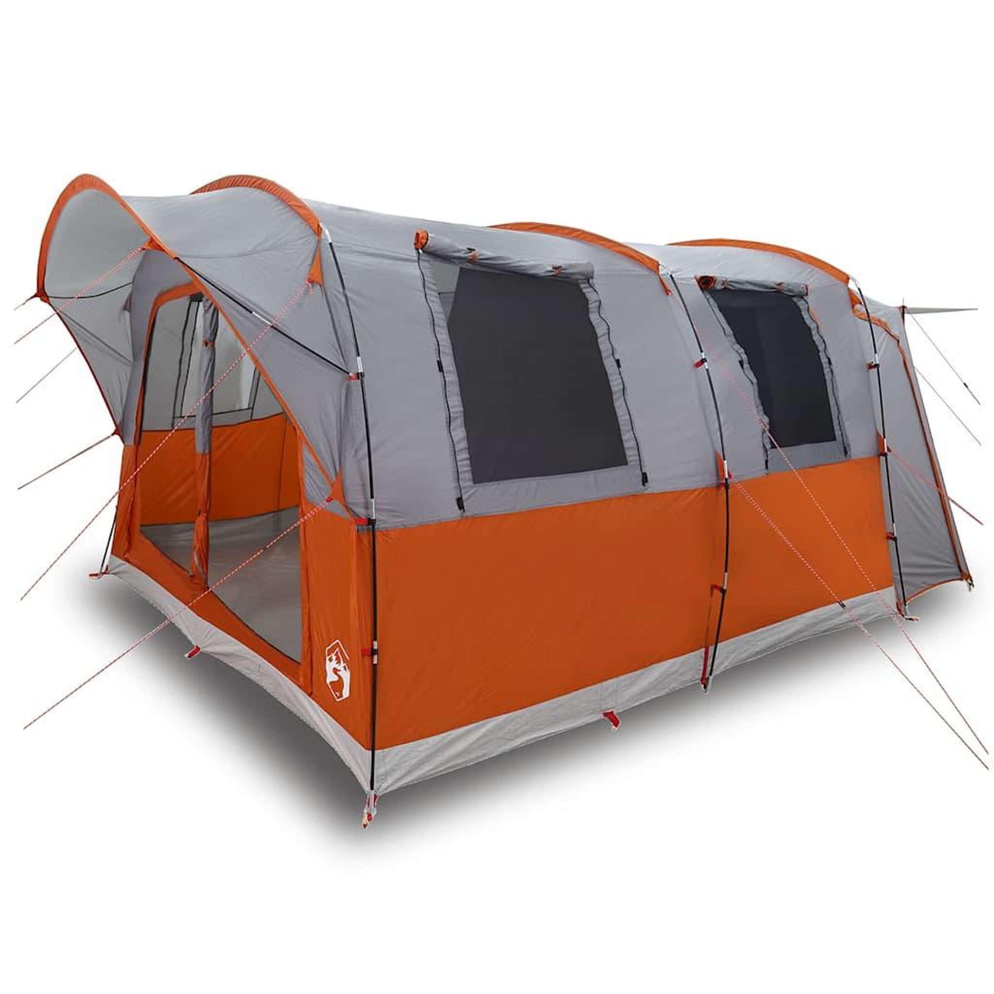 Voir la diapositive 2 : VIDAXL Tente de voiture 4 personnes gris et orange impermeable