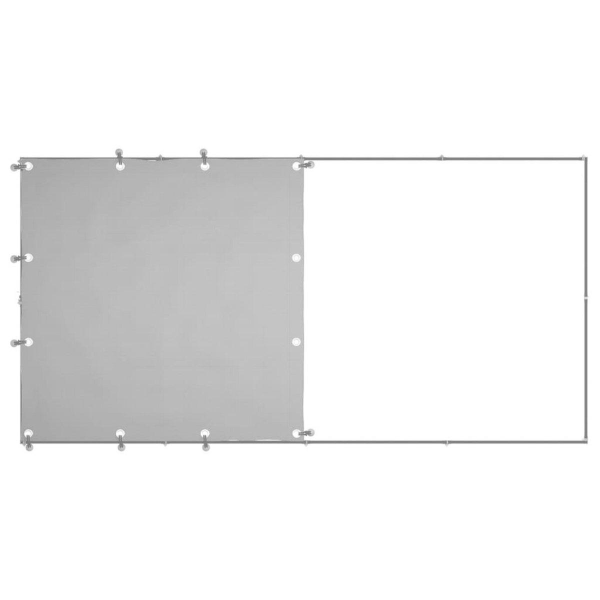 VIDAXL Chenil Argente 2,42 m^2 Acier