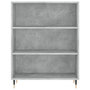 Voir la diapositive 5 : VIDAXL Buffet gris beton 69,5x32,5x180 cm bois d'ingenierie