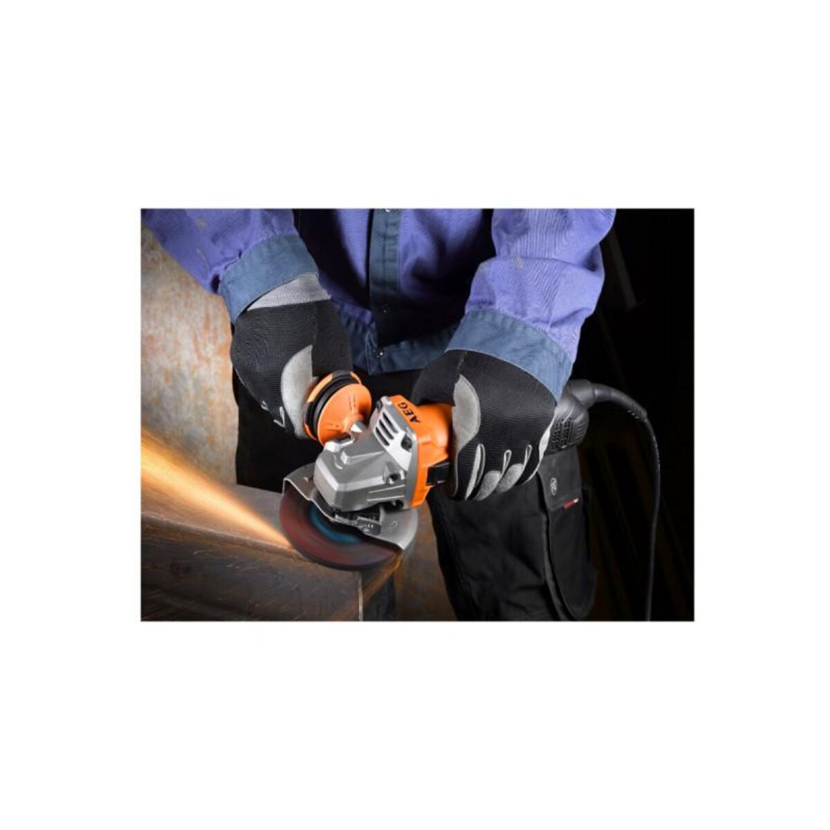 AEG Meuleuse électrique AEG 1300W 125mm WS13-125SXEK