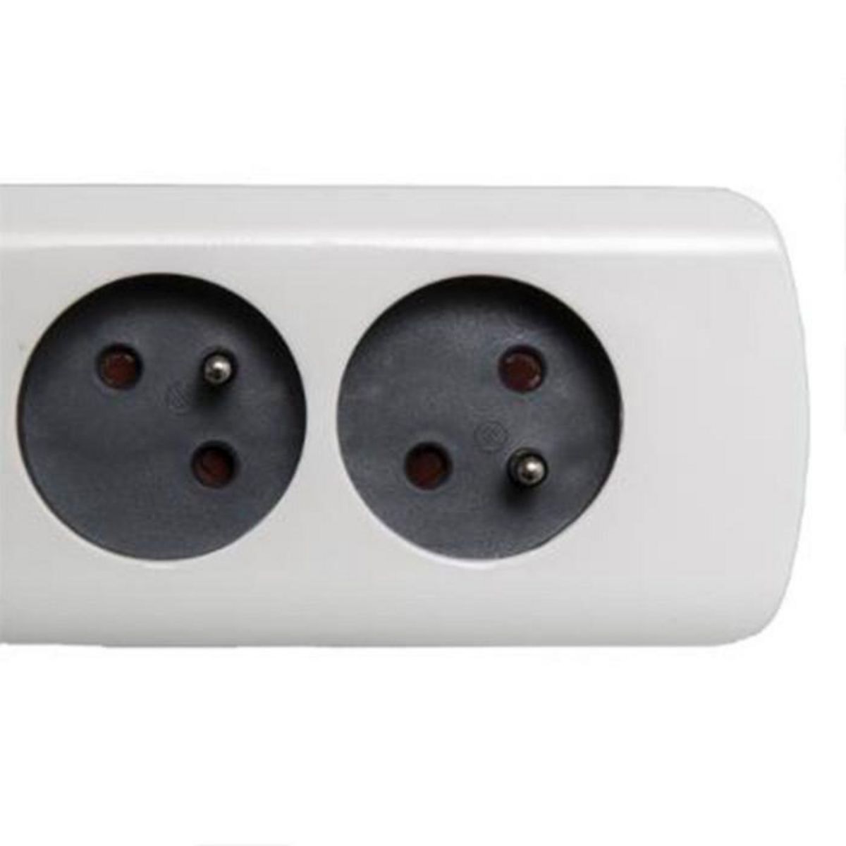 Paris Prix Multiprise  6 Prises Terre  1,5M Blanc & Gris