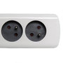 Voir la diapositive 4 : SMART SYSTEM Multiprise  6 Prises Terre  1,5M Blanc & Gris