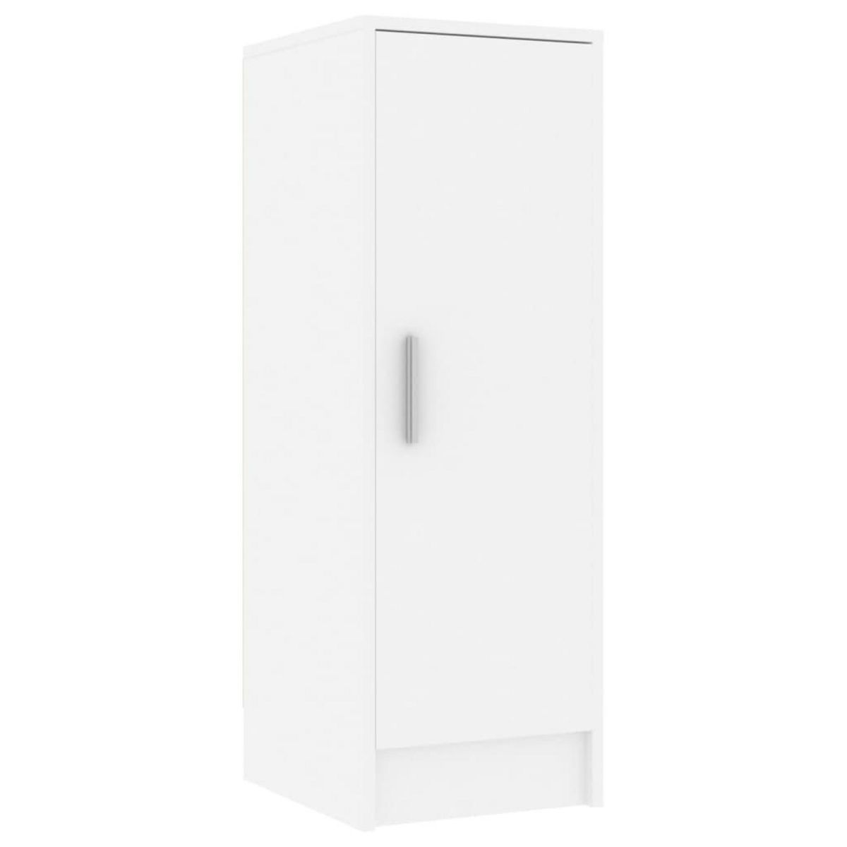 VIDAXL Armoire a chaussures Blanc 32x35x92 cm Agglomere