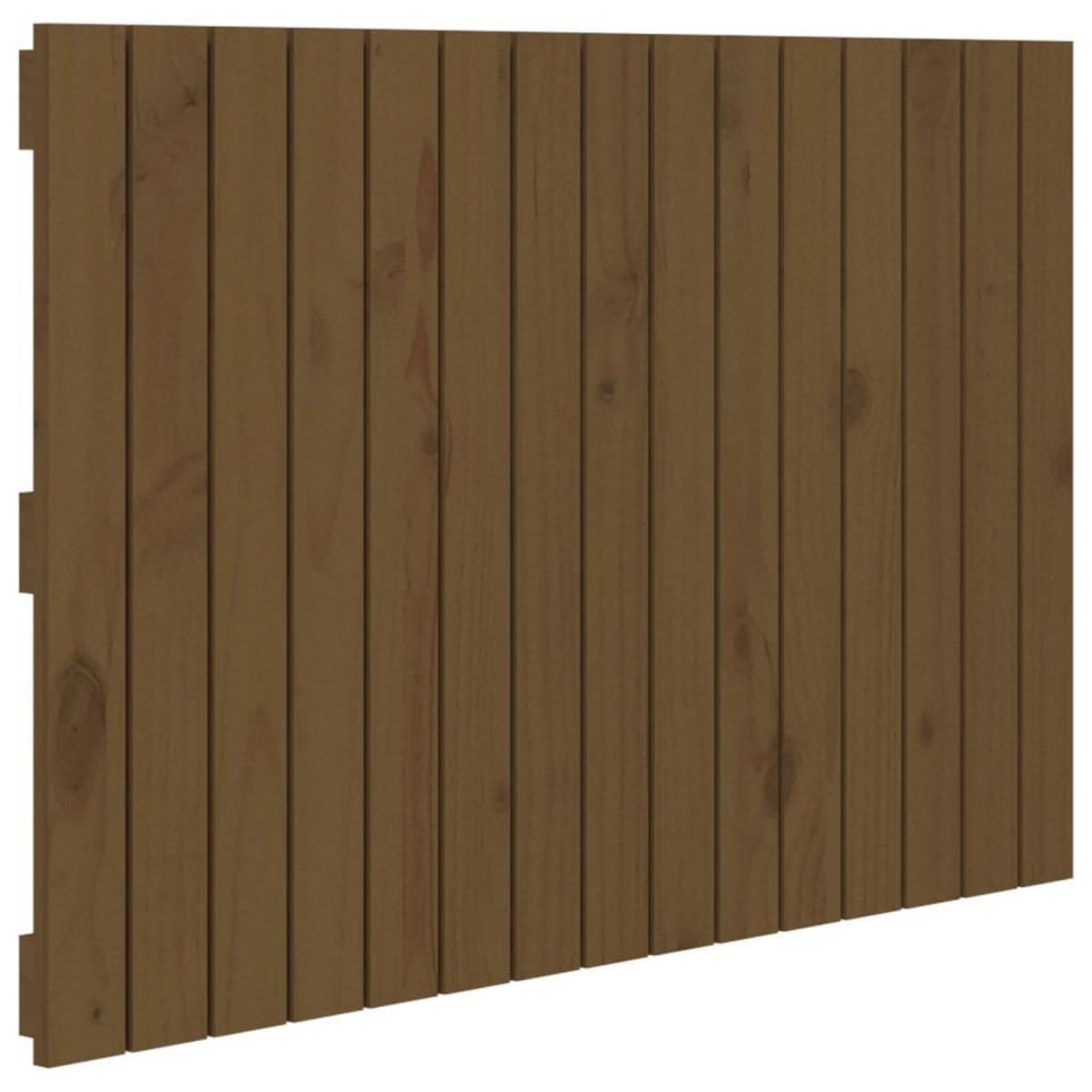 VIDAXL Tete de lit murale Marron miel 95,5x3x60 cm Bois massif de pin