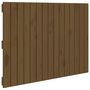 Voir la diapositive 2 : VIDAXL Tete de lit murale Marron miel 95,5x3x60 cm Bois massif de pin