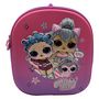 Voir la diapositive 1 : LOL Sac à goûter maternelle 3D polyester fuchsia et violet L.O.L SURPRISE