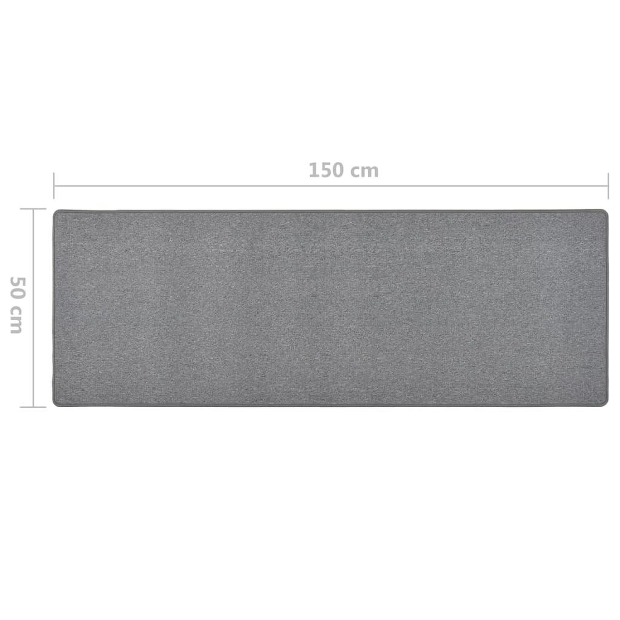 Voir la diapositive 6 : VIDAXL Tapis de couloir Gris fonce 50x150 cm