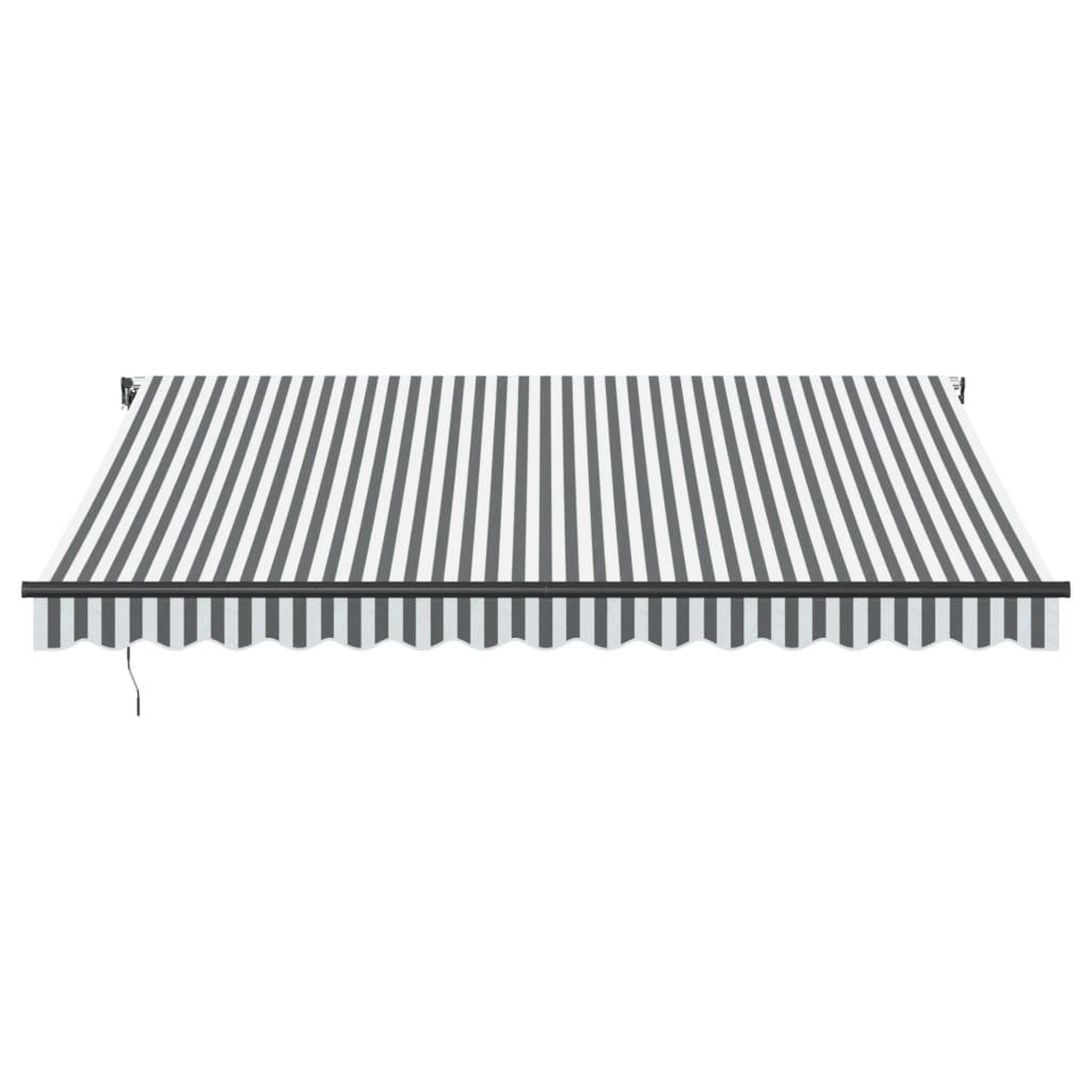 Voir la diapositive 3 : VIDAXL Auvent retractable automatique anthracite et blanc 400x300 cm