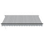 Voir la diapositive 3 : VIDAXL Auvent retractable automatique anthracite et blanc 400x300 cm
