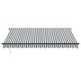 Voir la diapositive 3 : VIDAXL Auvent retractable automatique anthracite et blanc 400x300 cm