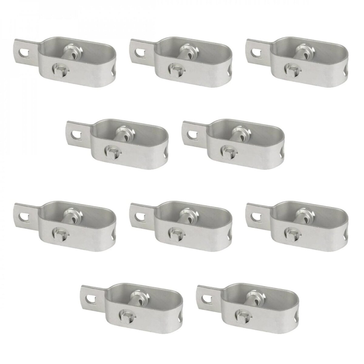LINXOR Lot de 10 tendeurs en acier galvanisé N°3 pour fil de grillage ou autre