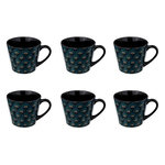 SECRET DE GOURMET Lot de 6 Mugs  Jiling  30cl Bleu Indigo