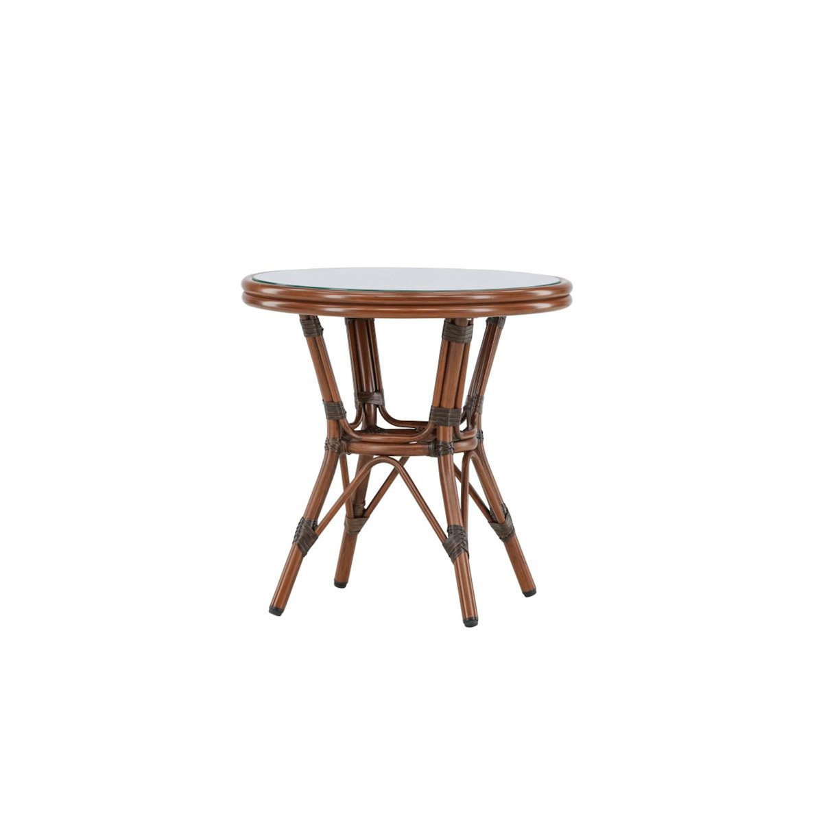 Paris Prix Table d'Appoint de Jardin  Sagres  60cm Marron