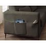 Voir la diapositive 6 : LISA DESIGN Owen - canapé 3 places convertible express couchage quotidien 140 cm matelas 12 cm en tissu bouclette