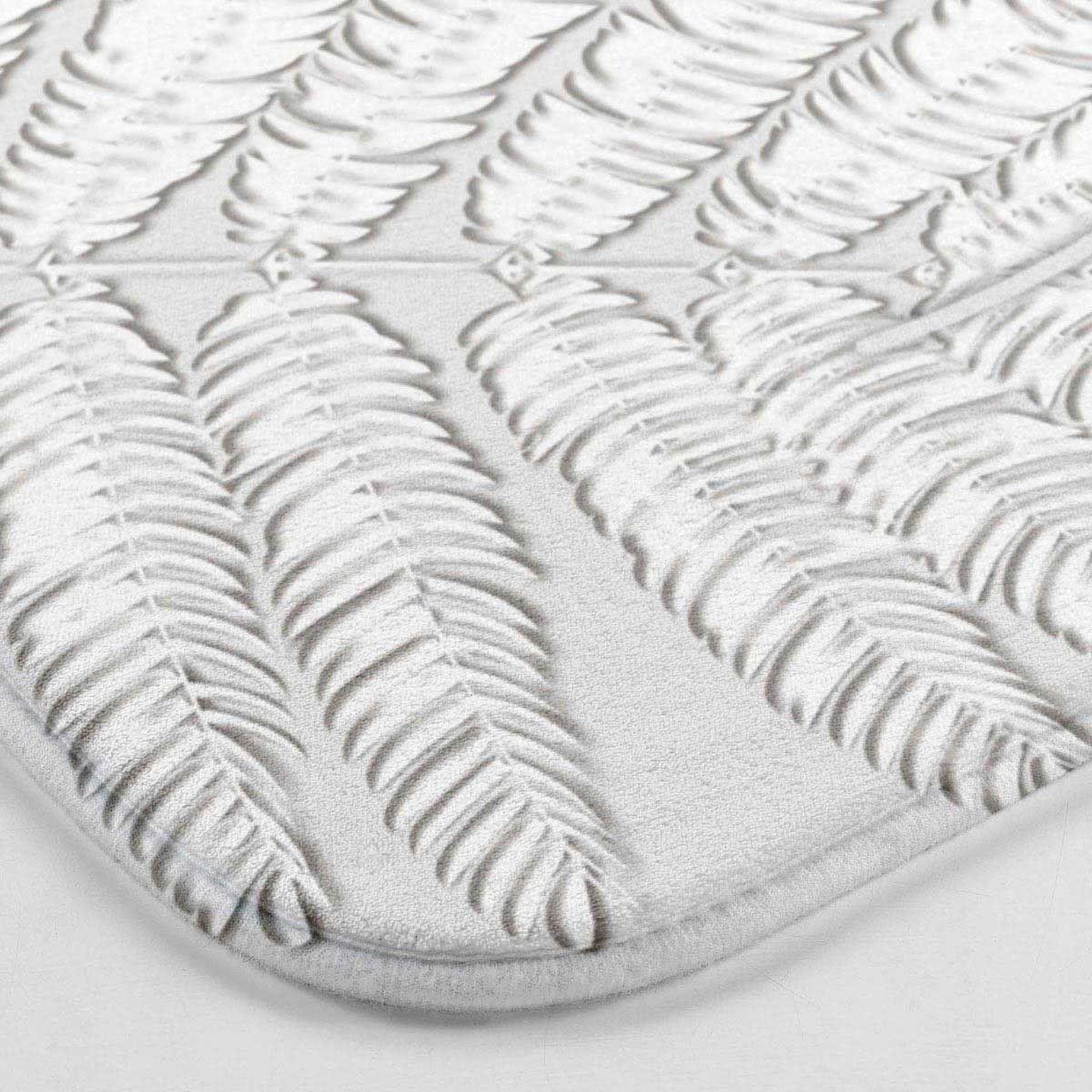Voir la diapositive 2 : Douceur d'Intérieur Tapis de bain microfibre  amber  45x75cm gris