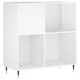 Voir la diapositive 2 : VIDAXL Armoire a disques blanc brillant 84,5x38x89cm bois d'ingenierie