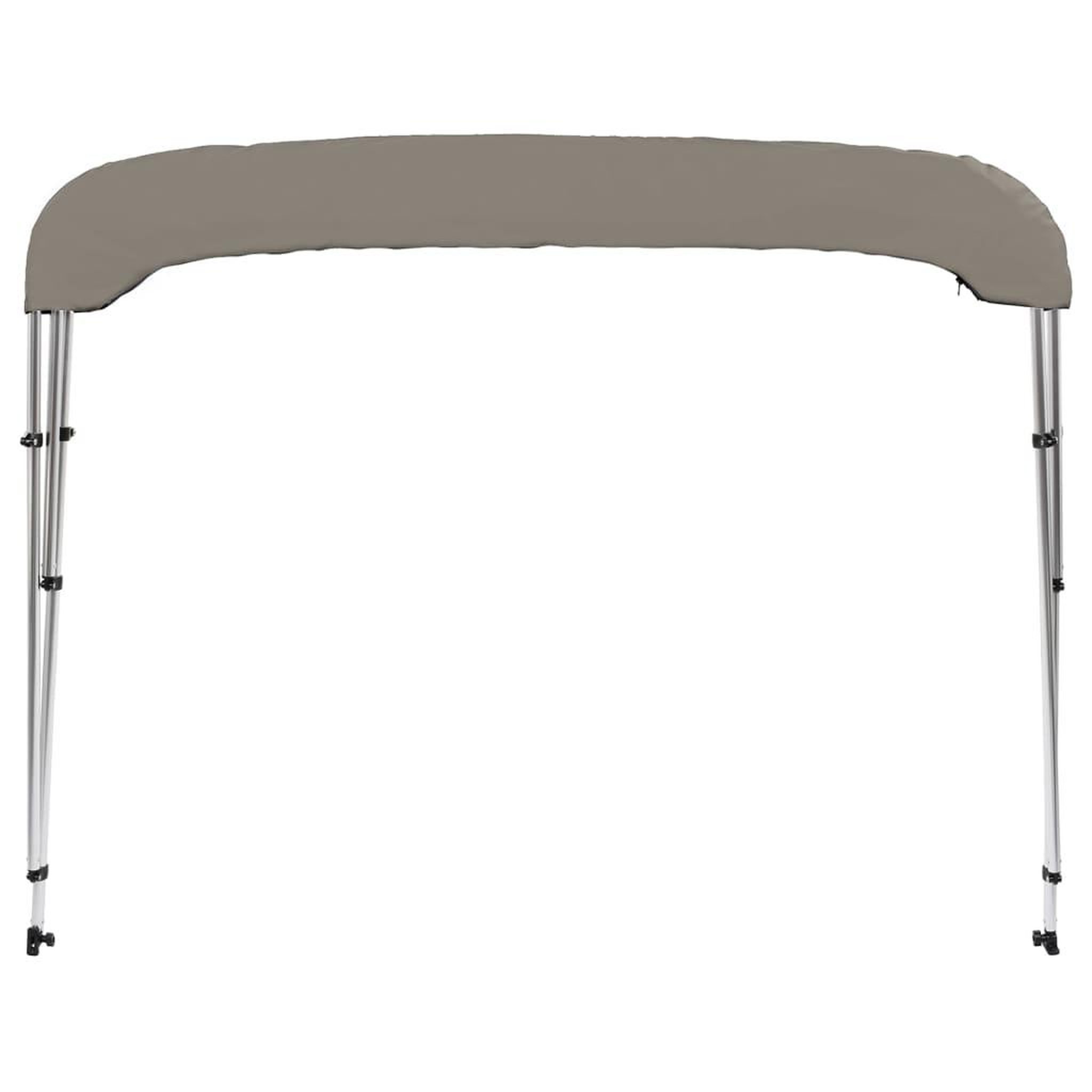 Voir la diapositive 4 : VIDAXL Auvent bimini a 3 arceaux gris 183x180x137 cm