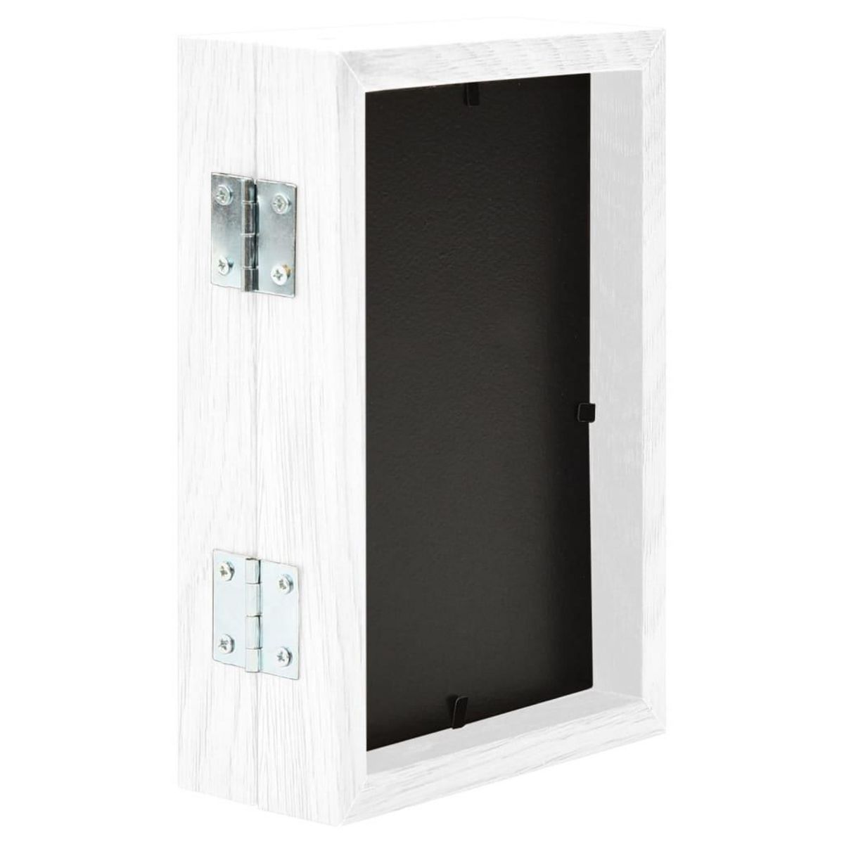 VIDAXL Cadre photo depliable en deux Blanc 2x(10x15 cm)