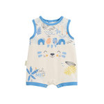 Petit Béguin Barboteuse bébé Biscarosse. Coloris disponibles : Beige