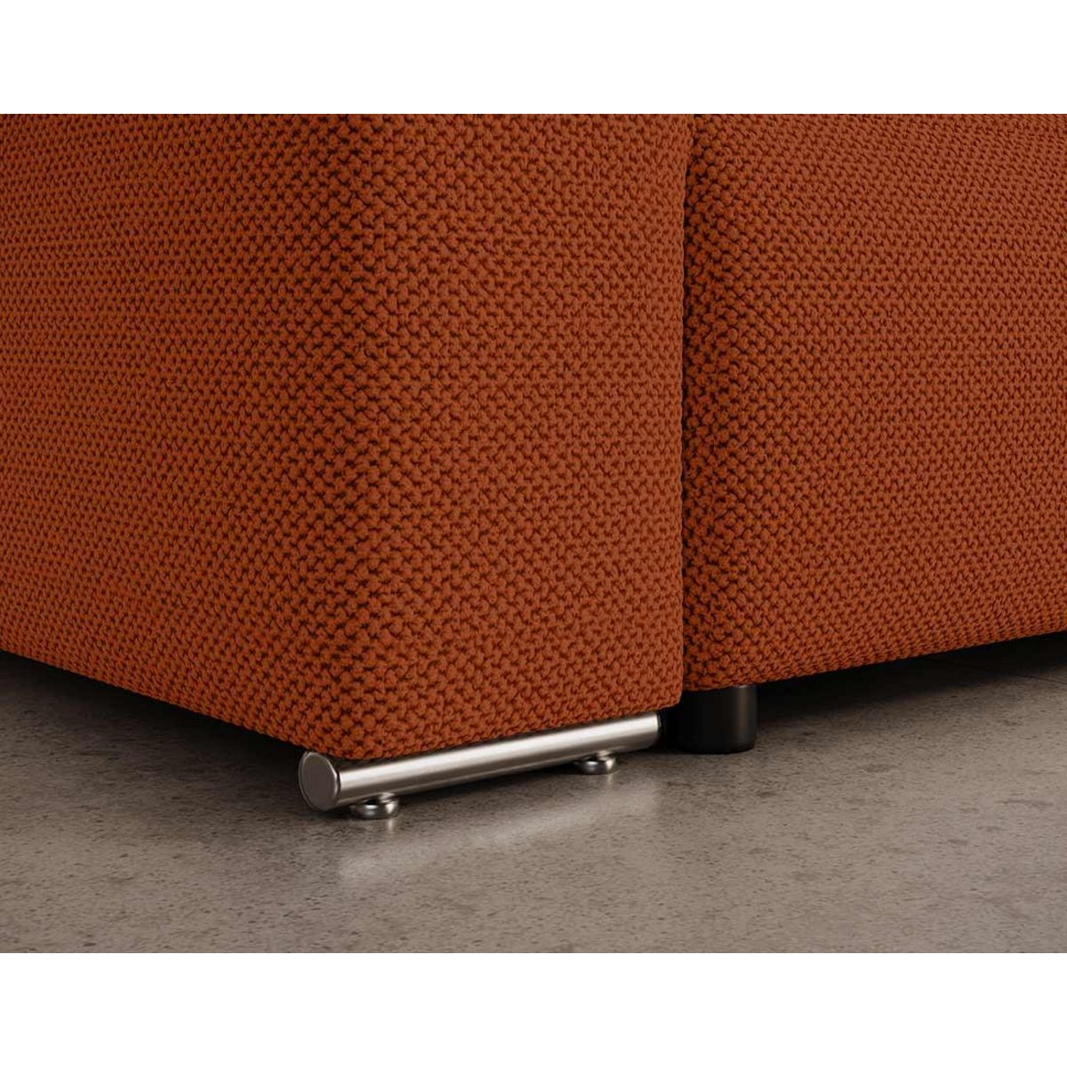 BEST MOBILIER Gabriel - canapé panoramique en u 7 places convertible avec coffre en tissu texturé