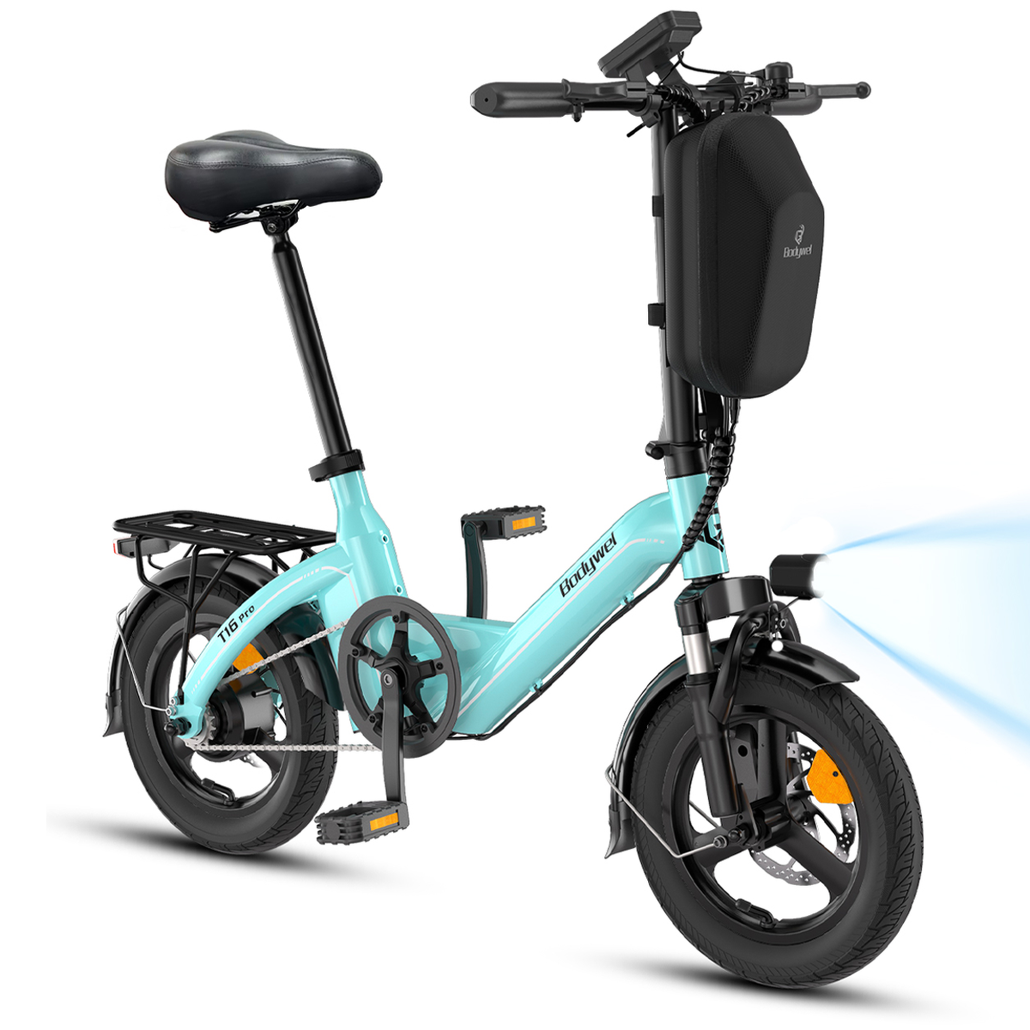 Voir la diapositive 2 : BODYWEL Mini vélo électrique bodywel t16 pro