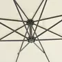 VIDAXL Parasol en porte-a-faux avec poteau en acier 300 cm Sable