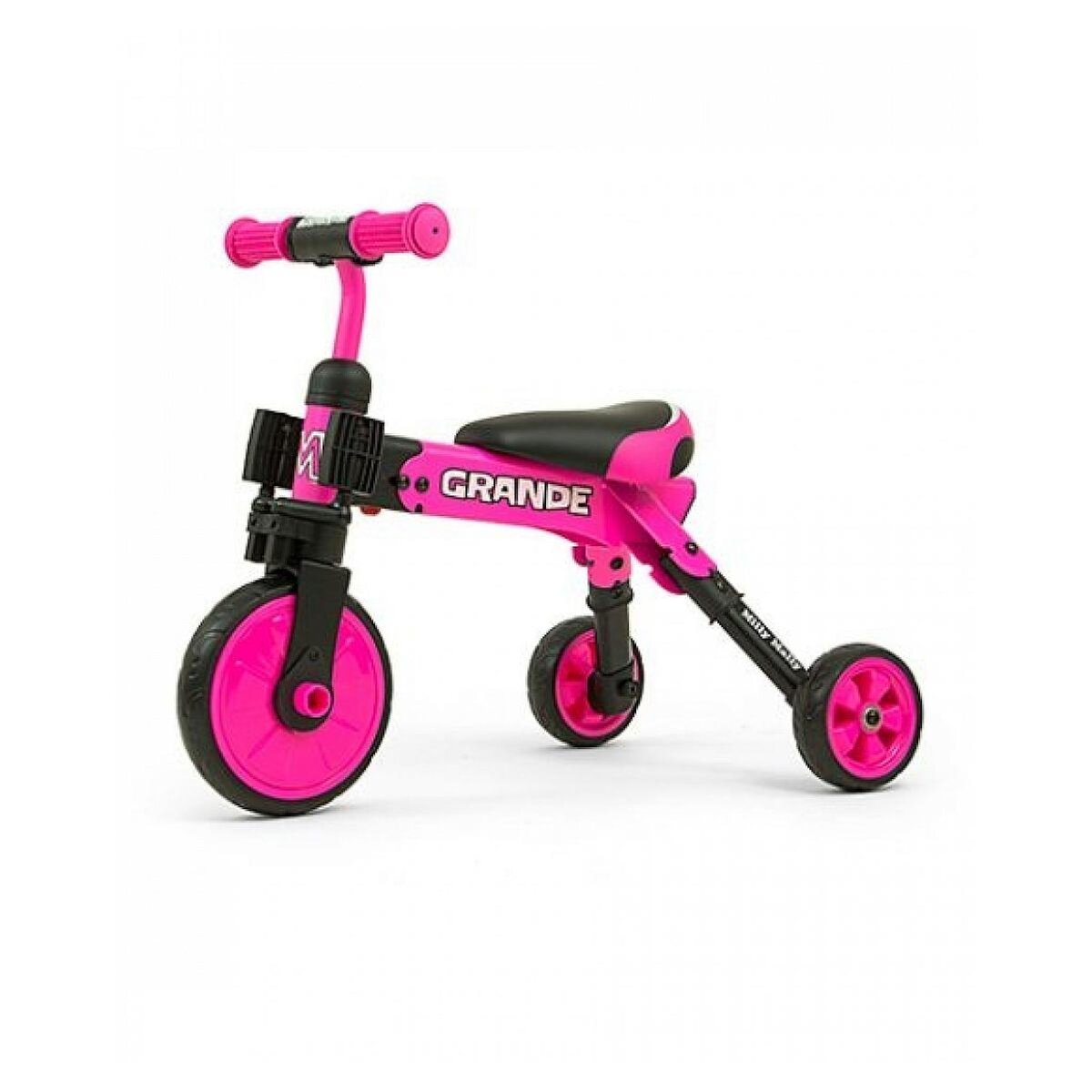 MILLY MALLY Ride On - Vélo 2en1 Grande Rose
