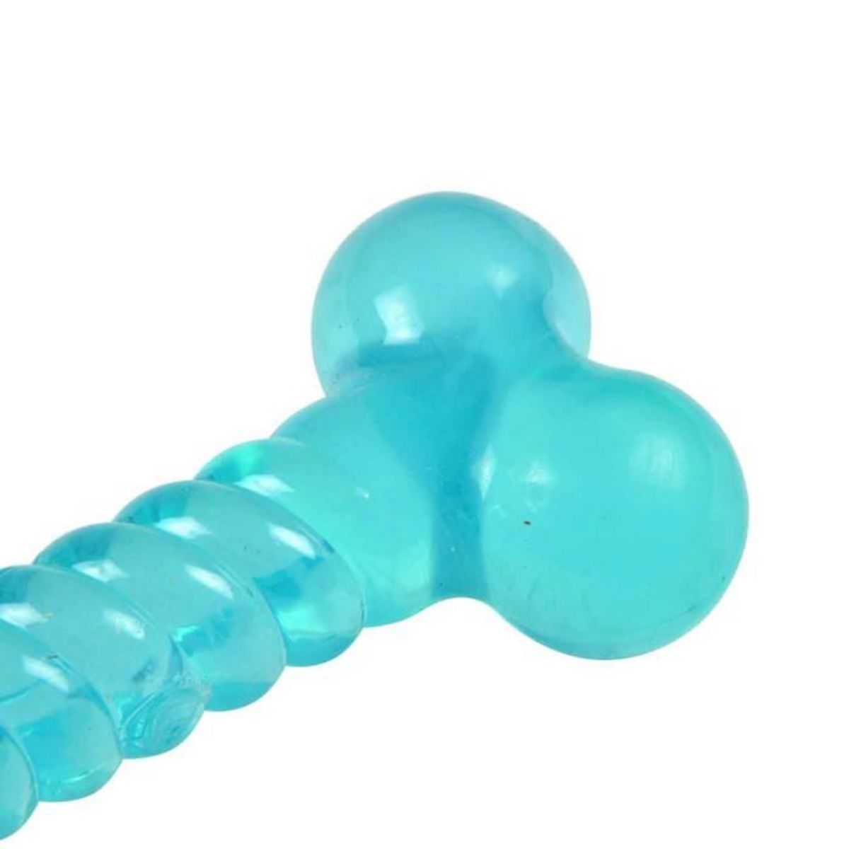 Paris Prix Lot de 2 Jouets pour Chien  Balle & Os  13cm Bleu