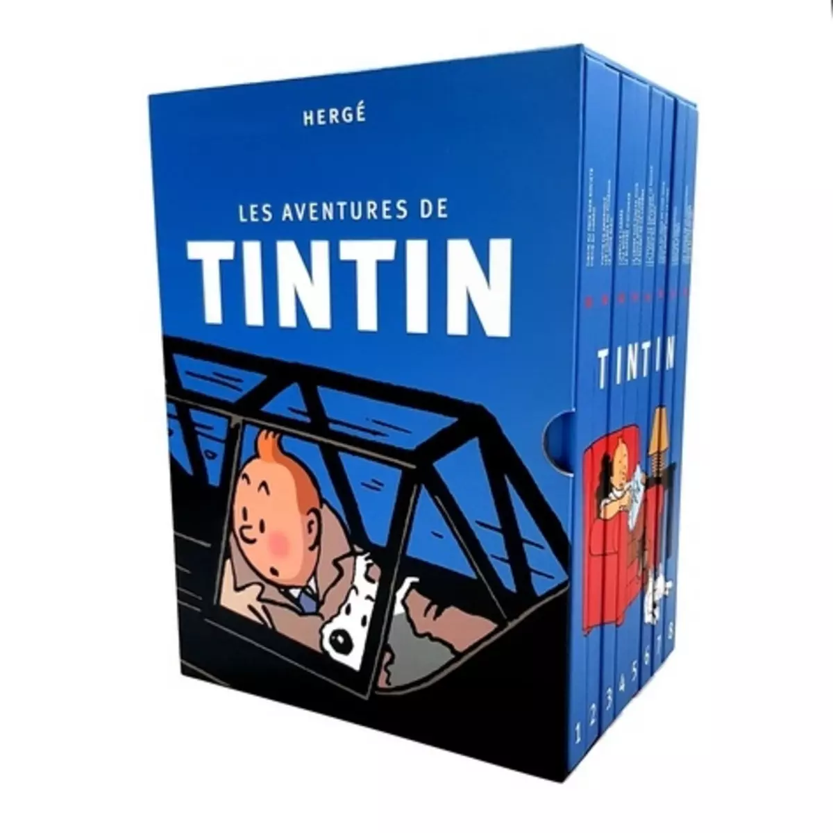  LES AVENTURES DE TINTIN INTEGRALE : COFFRET EN 8 VOLUMES, Hergé