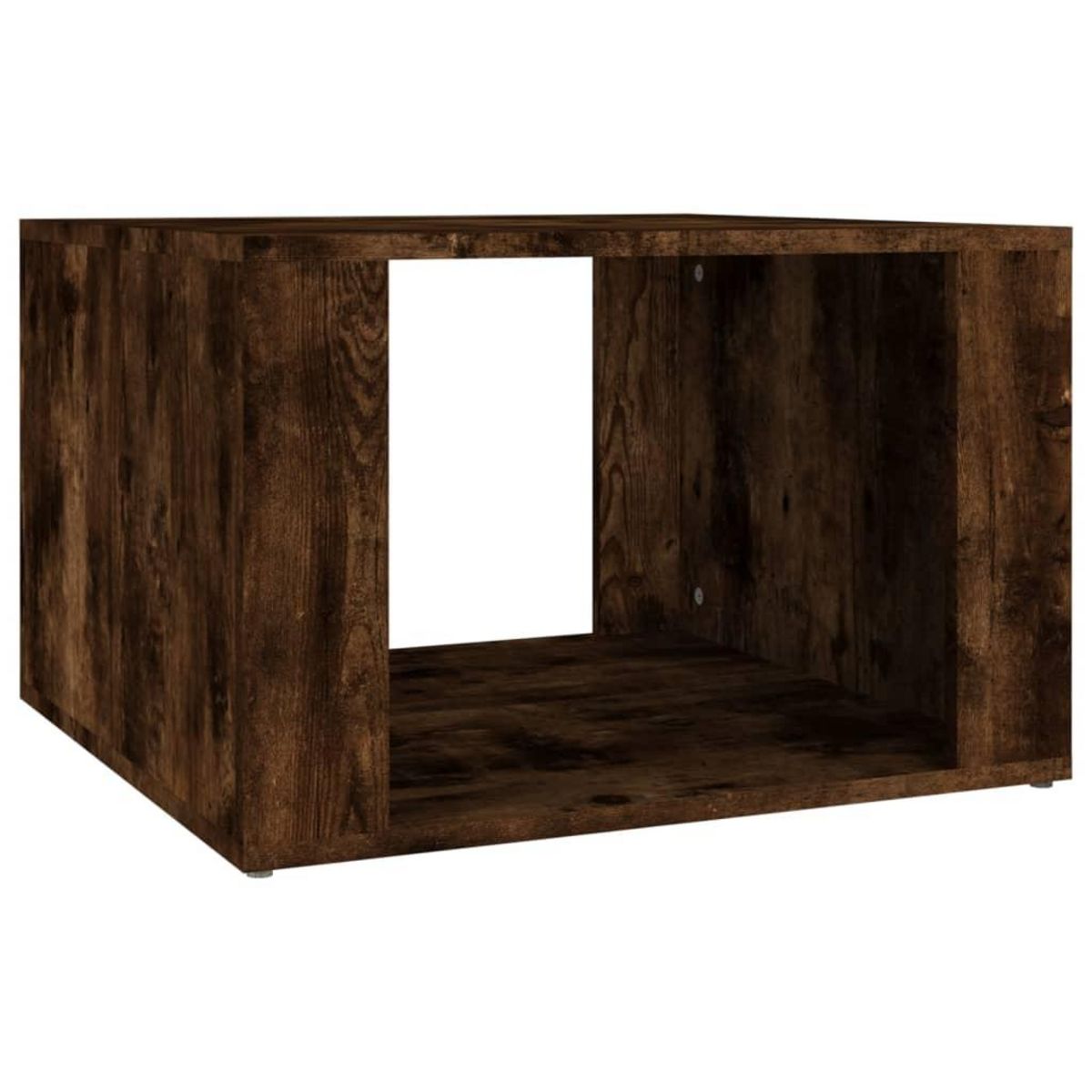 VIDAXL Table de chevet Chene fume 57x55x36 cm Bois d'ingenierie