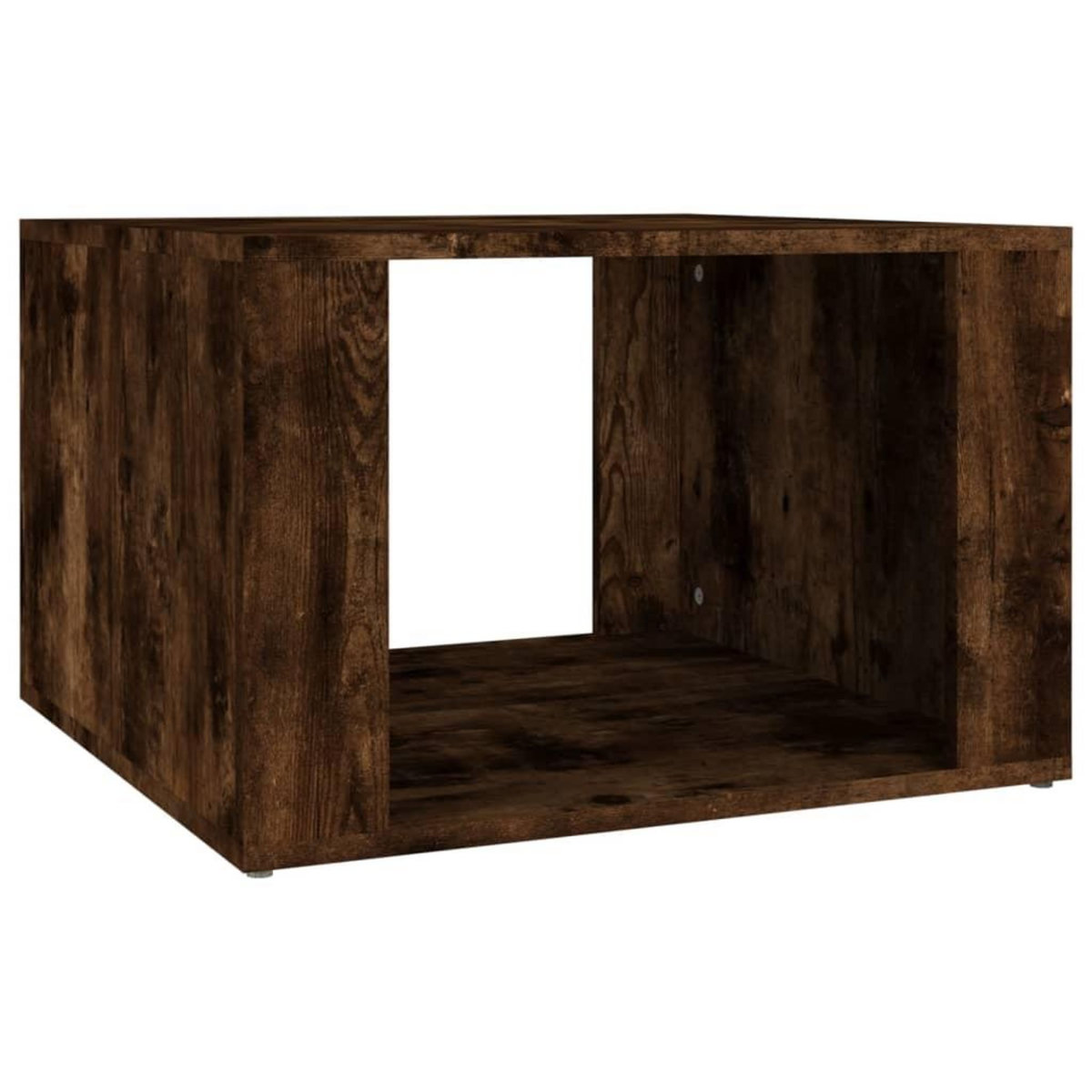 VIDAXL Table de chevet Chene fume 57x55x36 cm Bois d'ingenierie