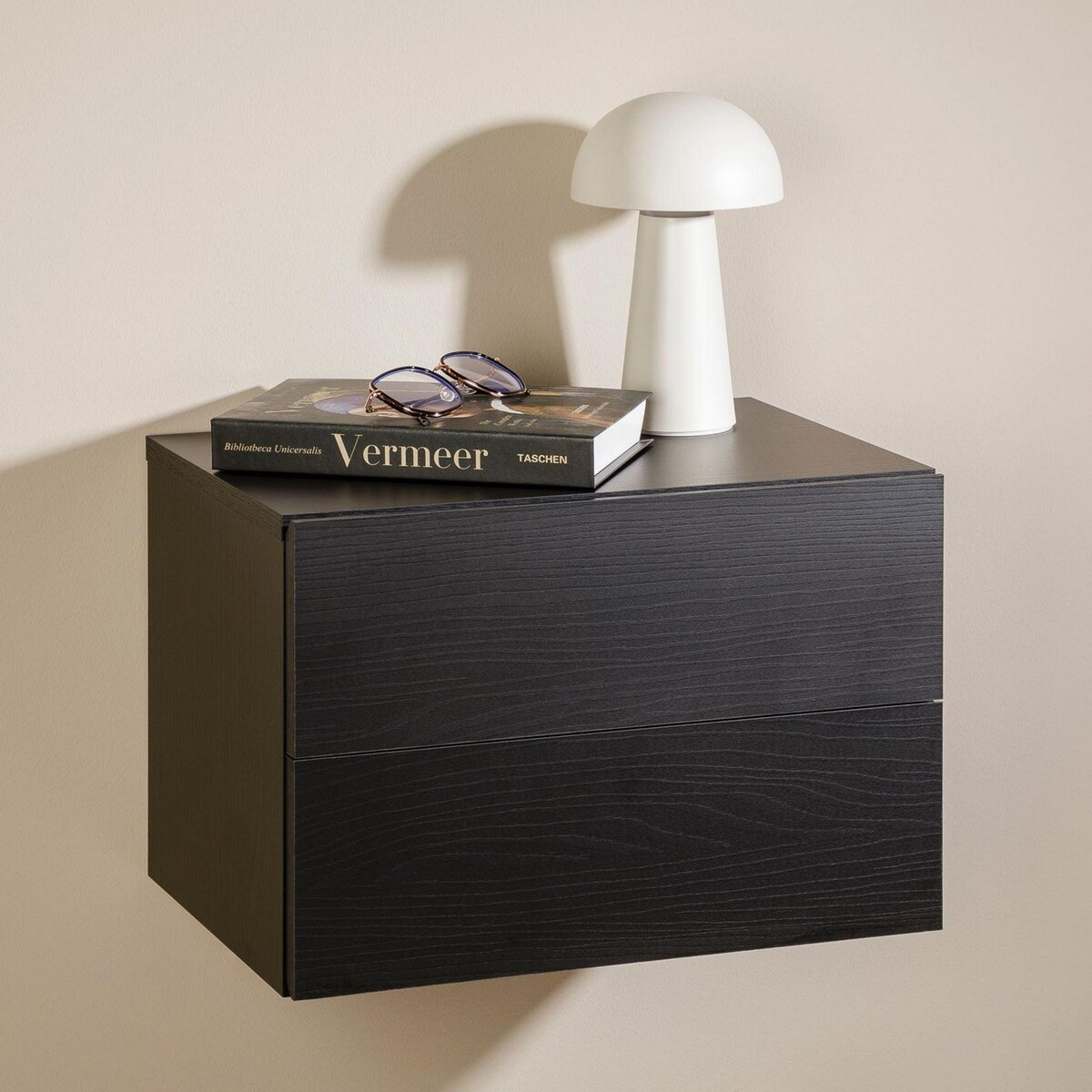 IDIMEX Chevet suspendu FLORENT, en mélaminé