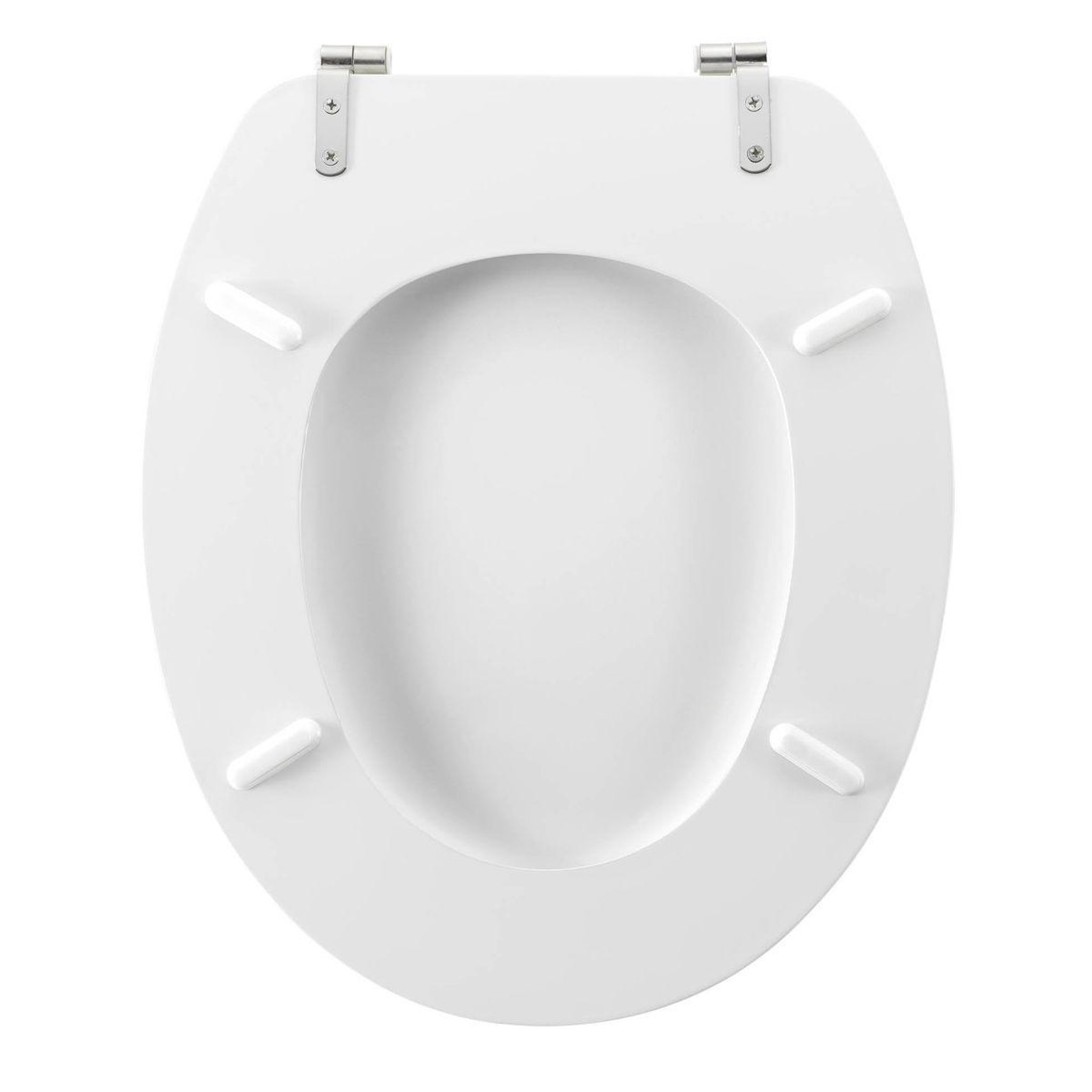 Voir la diapositive 4 : Douceur d'Intérieur Abattant wc déco  kelly  46cm blanc