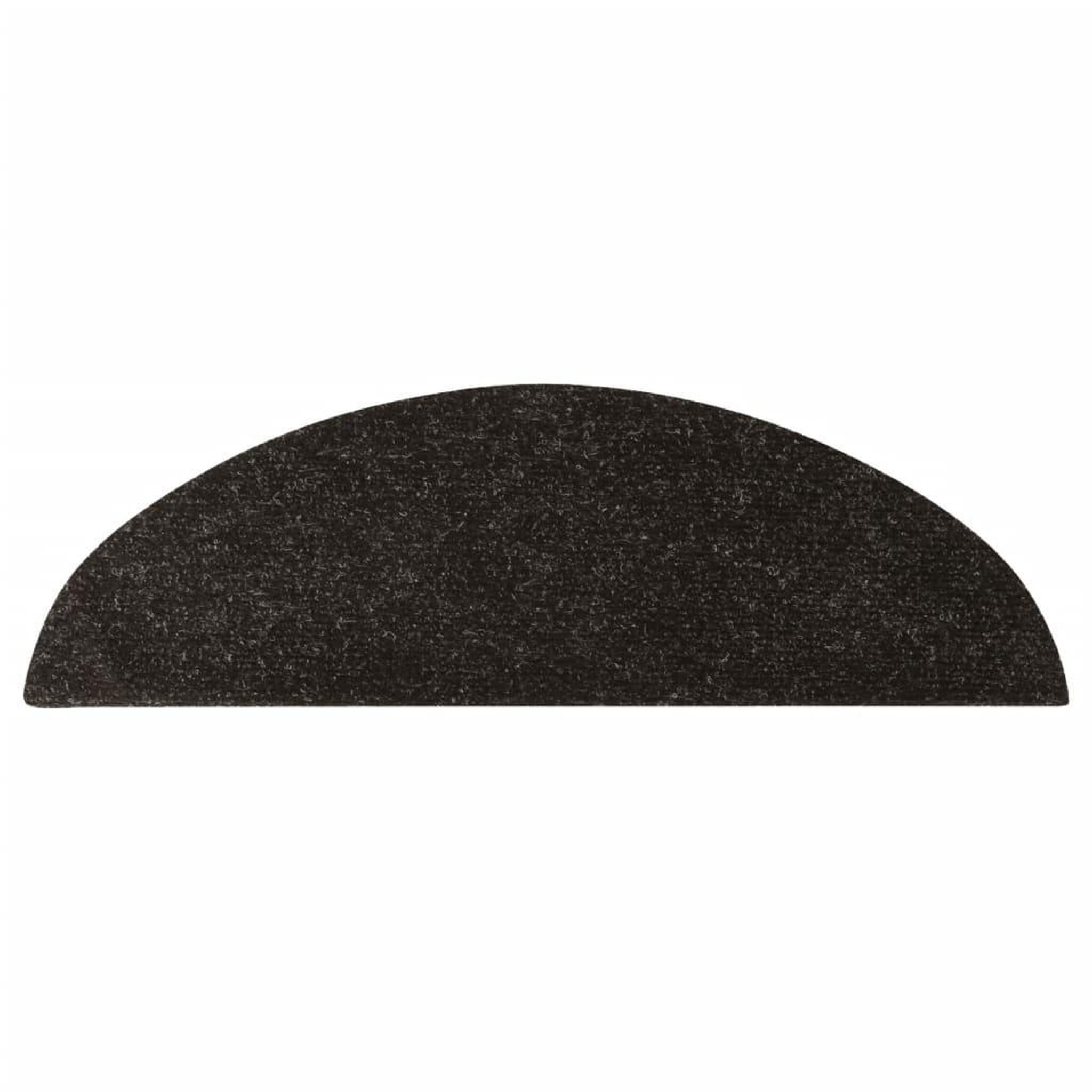 Voir la diapositive 5 : VIDAXL Tapis d'escalier autocollants 15 pcs 56x17x3 cm Anthracite