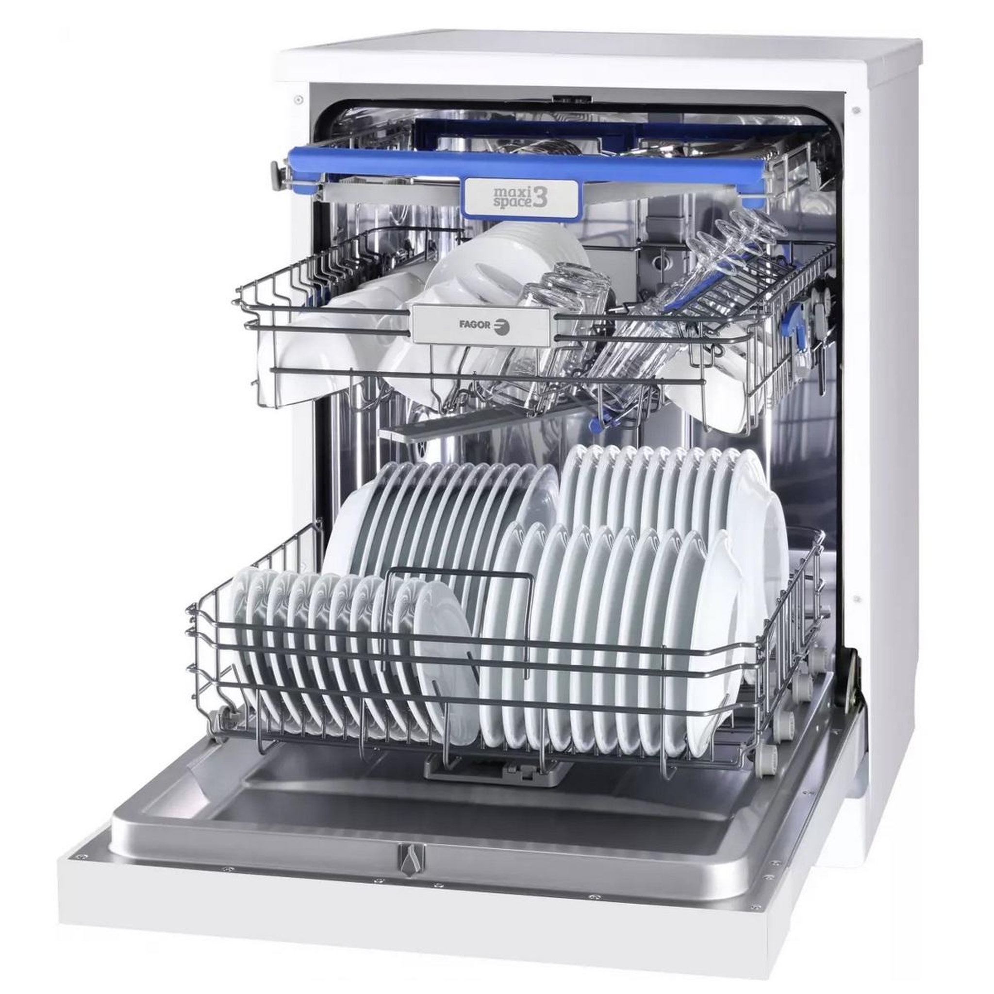 Voir la diapositive 6 : Fagor Lave-vaisselle 60cm 14 couverts 42db - flvp141cw