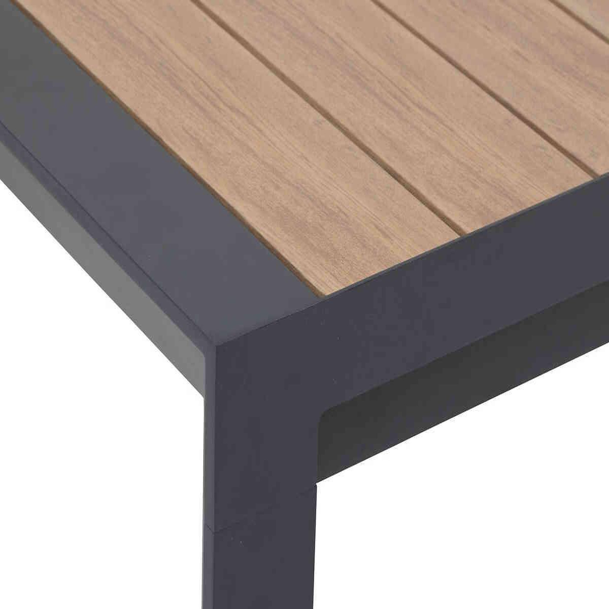 Voir la diapositive 5 : HESPERIDE Table de jardin rectangulaire extensible en aluminium evasion honey/graphite 8/10 places - hespéride