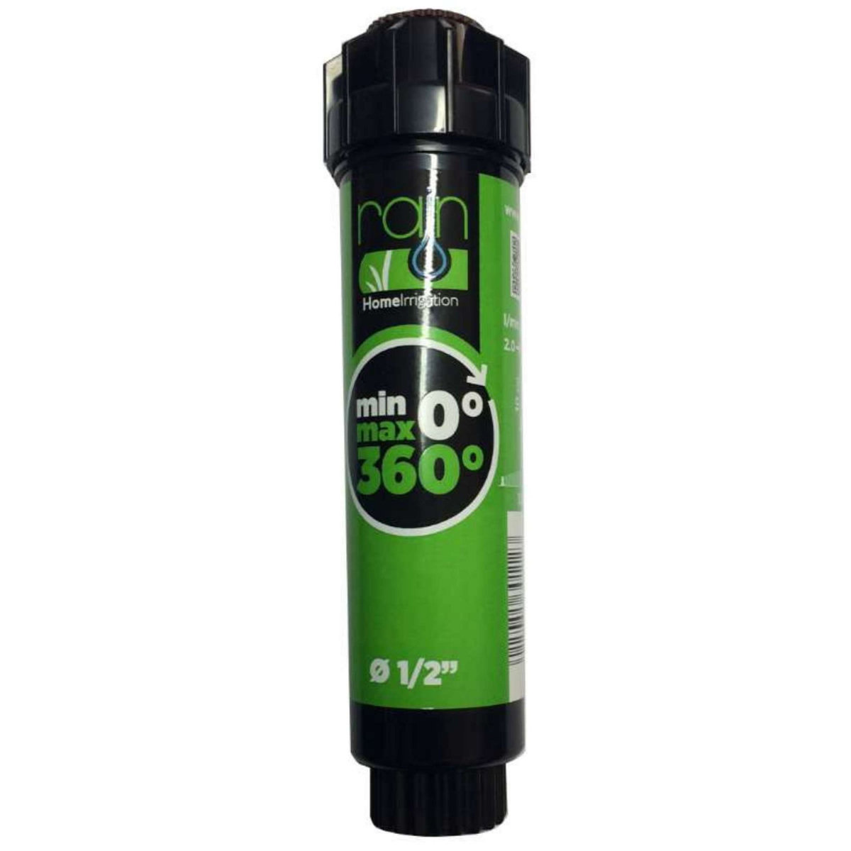  Arroseur escamotable Rain tuyère 0-360° Portée 3,4 à 4,6m