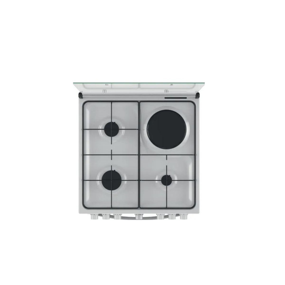 Indesit Cuisinière mixte 69l 4 feux blanc - IS67M5PCW/FR/1