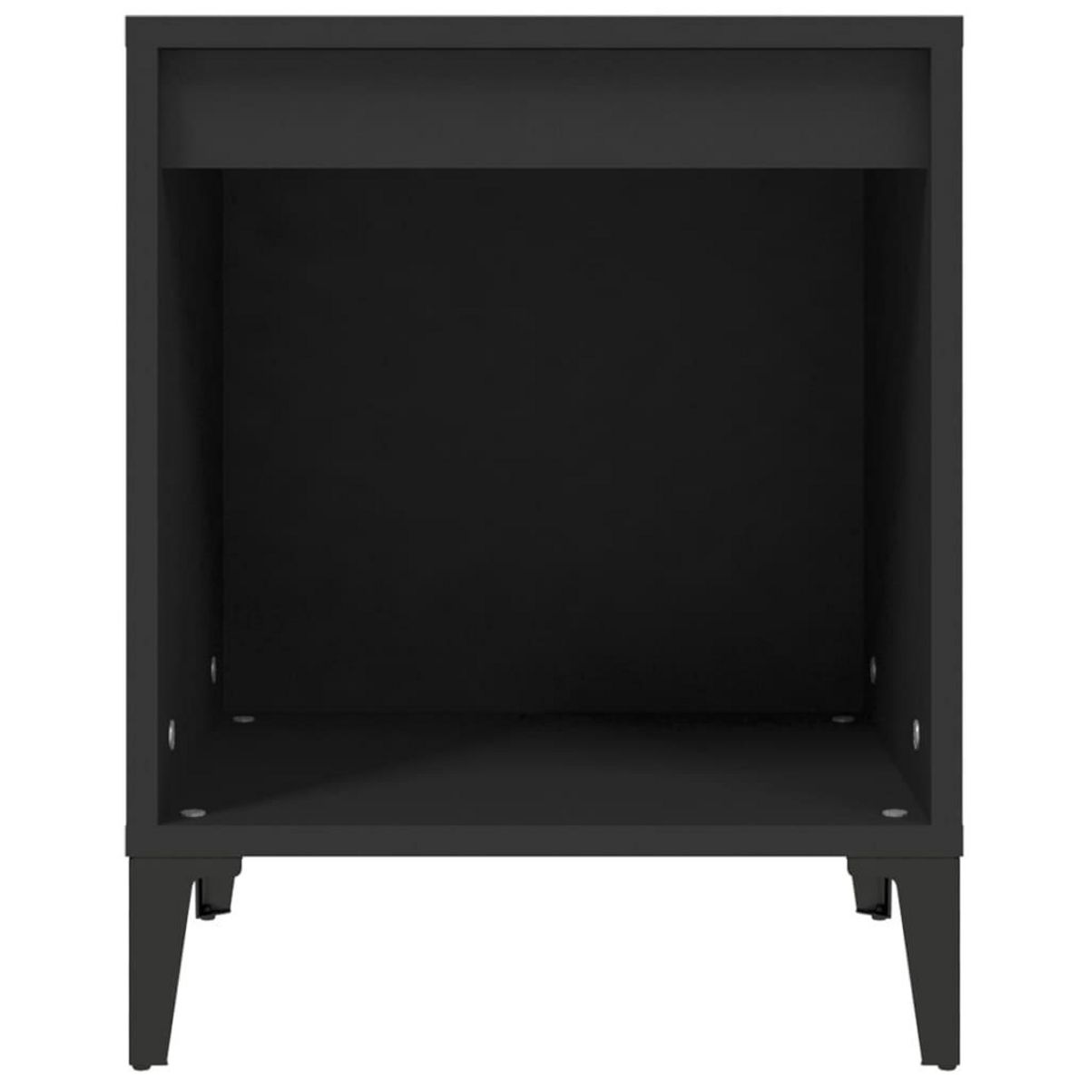VIDAXL Table de chevet Noir 40x35x50 cm