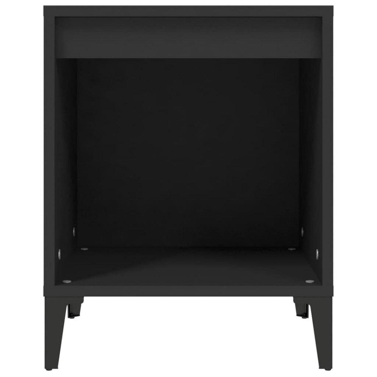 VIDAXL Table de chevet Noir 40x35x50 cm