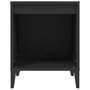 Voir la diapositive 5 : VIDAXL Table de chevet Noir 40x35x50 cm