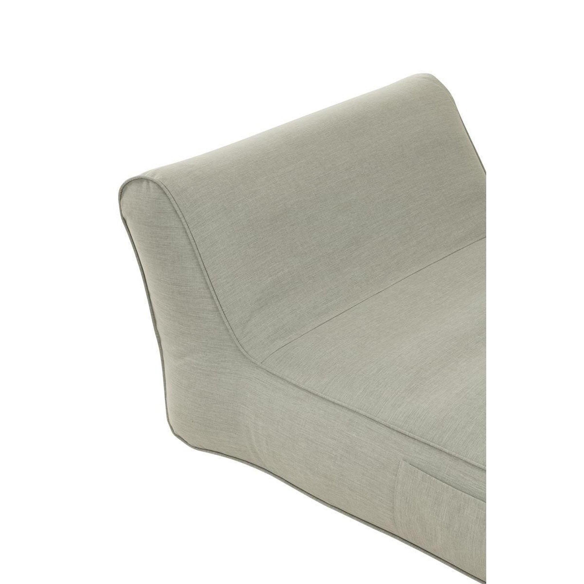 Voir la diapositive 6 : J-LINE Matelas de jardin  hélène  160cm gris