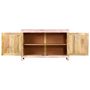 Voir la diapositive 3 : VIDAXL Buffet Rose clair 110x35x70 cm Bois de manguier massif