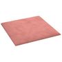 Voir la diapositive 4 : VIDAXL Panneaux muraux 12 pcs Rose 30x30 cm Velours 1,08 m²